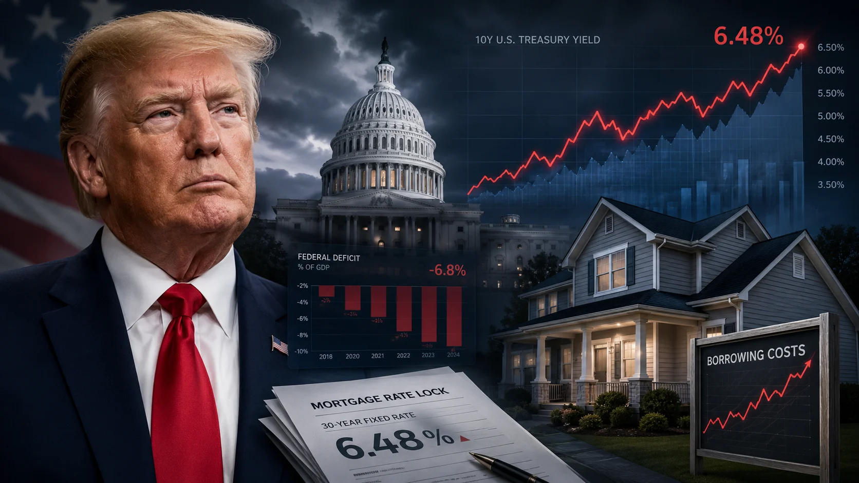 Trump Tax and Immigration Bill Raises Mortgage Rate Concerns