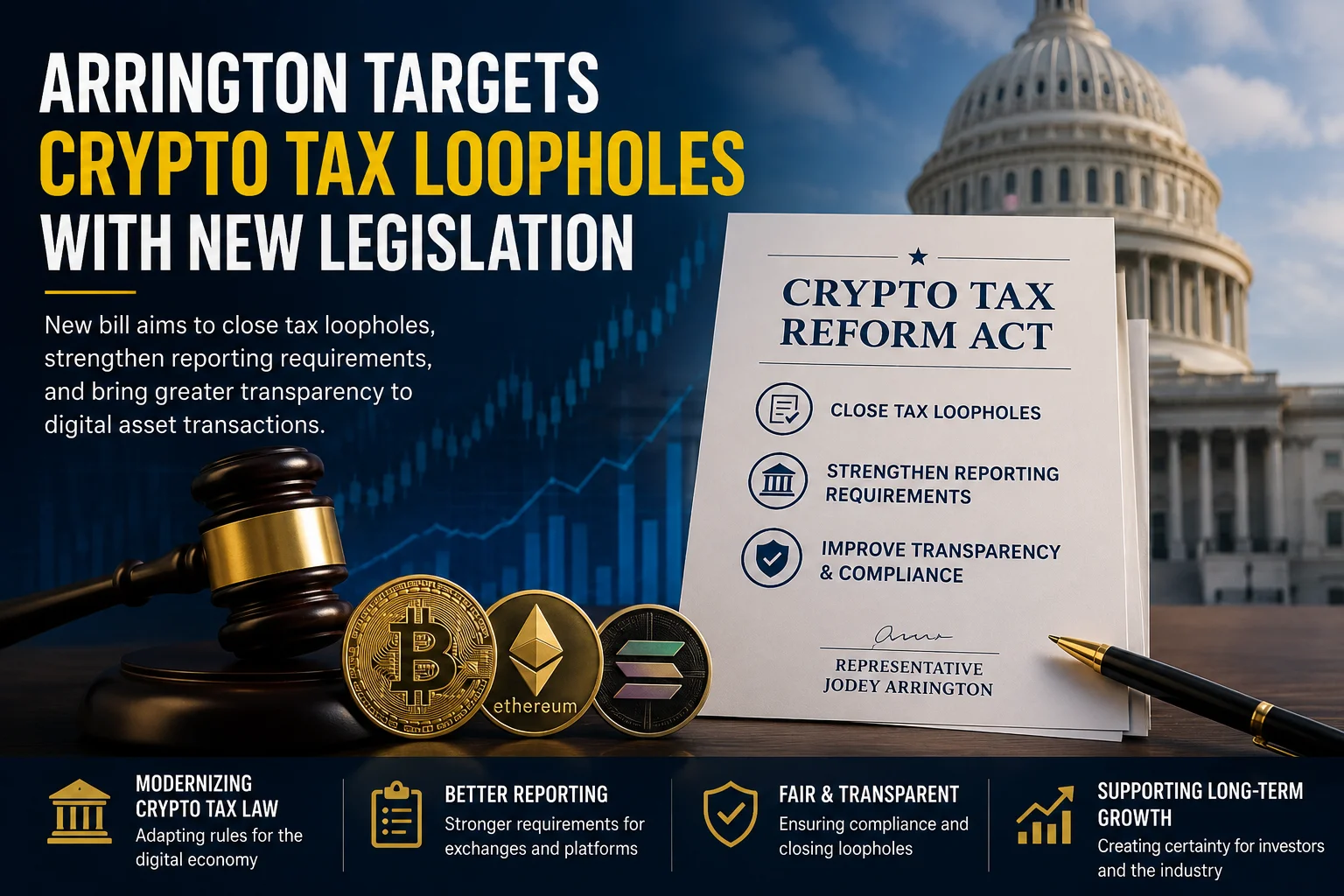 Arrington Targets Crypto Tax Loopholes with New Legislation - Representative Jodey Arrington (.gov)