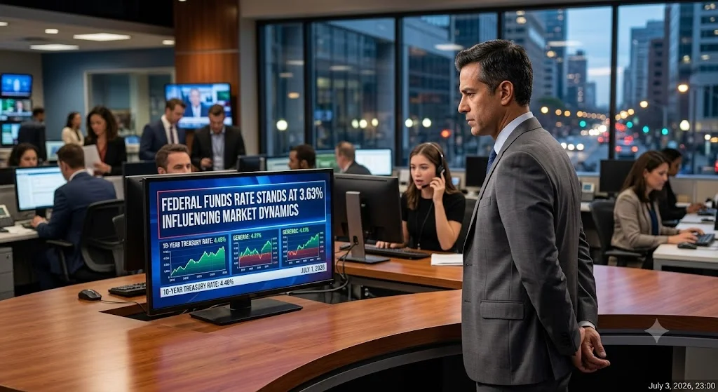 Federal Funds Rate Stands at **3.63** as of July 1, 2026, Influencing Market Dynamics