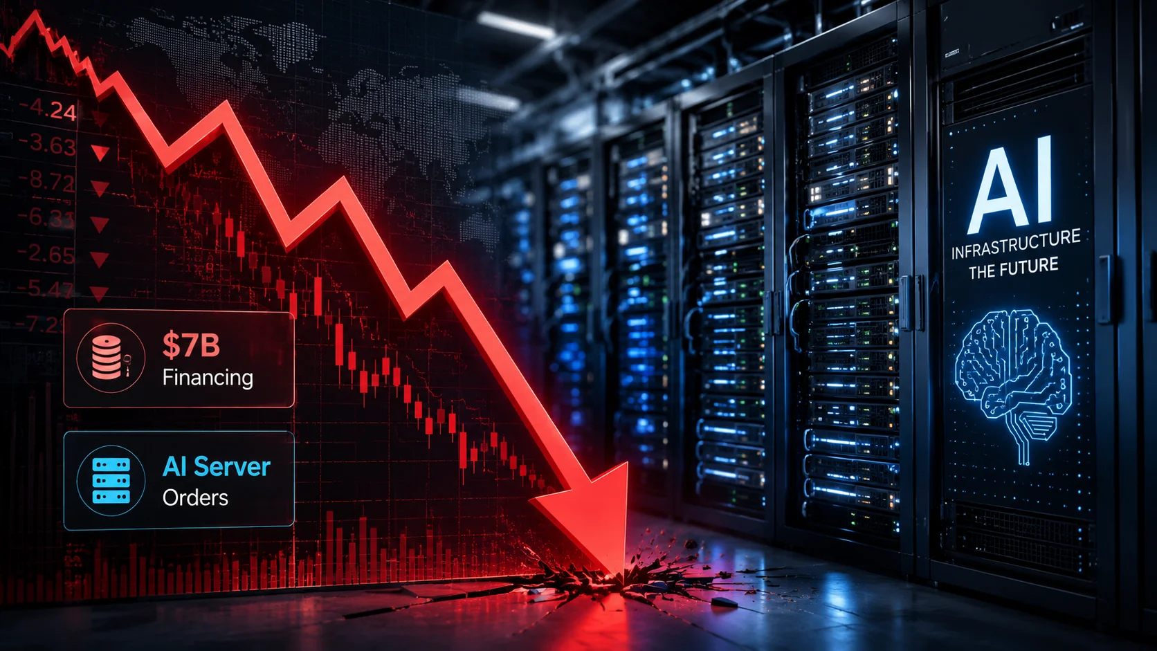 Supermicro Stock Drops as $7 Billion AI Financing Plan Raises Dilution Fears