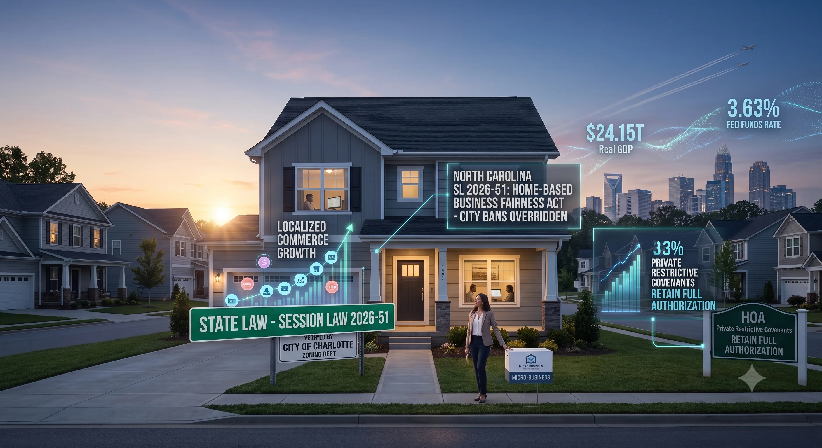 North Carolina's New Home-Based Business Law Poised to Reshape Local Economies and Property Dynamics